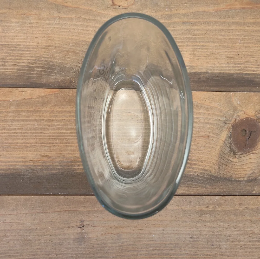 "Paris" Glass Oval Vase - Picture 7 of 8